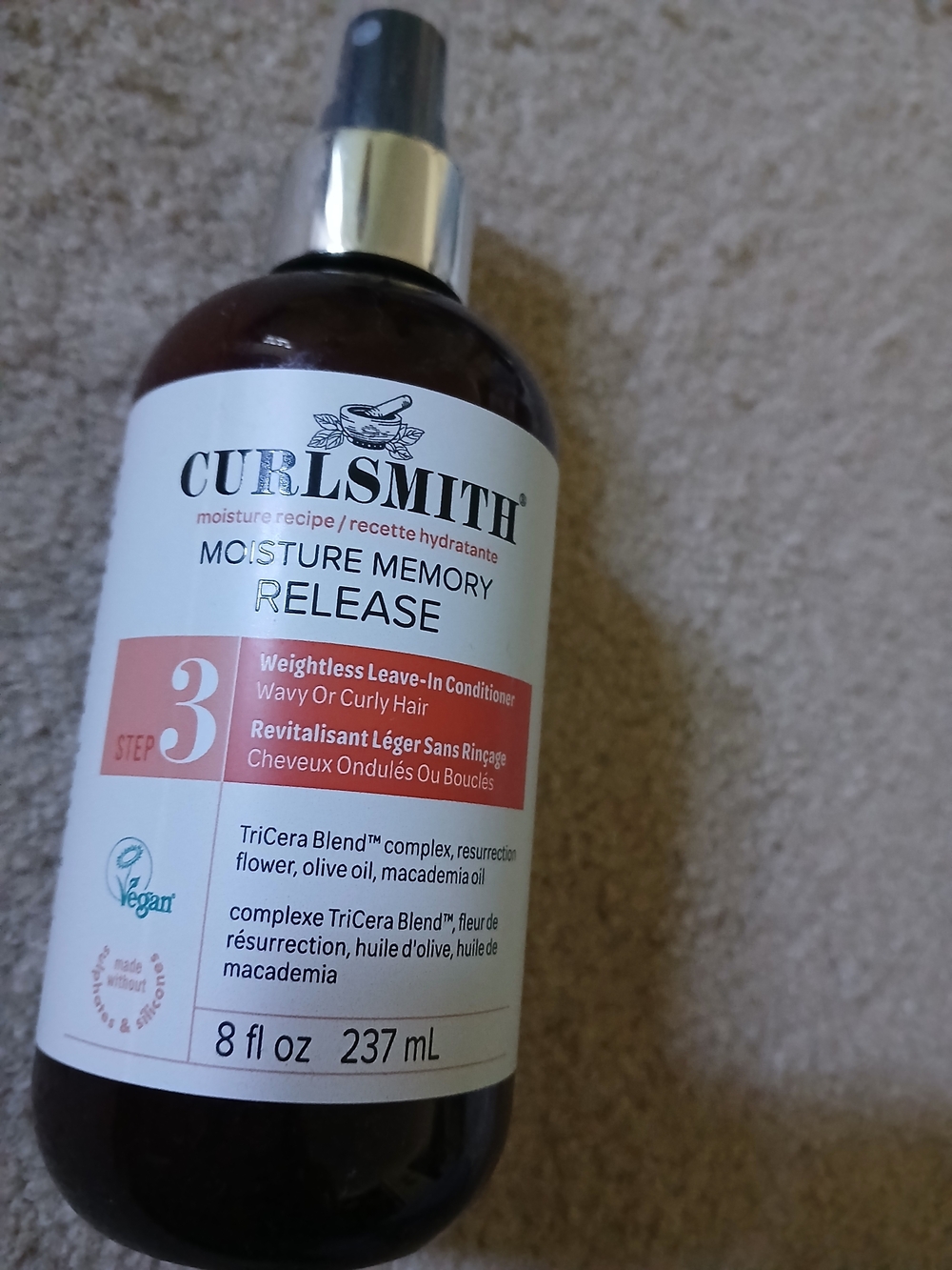 Curlsmith Moisture Memory Release Weightless Leave-In Conditioner